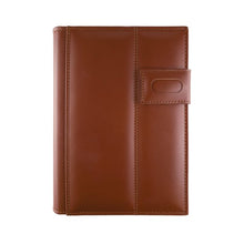 Încarcă imaginea în vizualizatorul Galerie, Agenda din piele 2026, datata zilnic, Monaco Maro, 15 x 21 cm