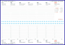 Încarcă imaginea în vizualizatorul Galerie, Agenda Planner 2026 Matra Rosso, datata saptamanal 10.5 x 30 cm