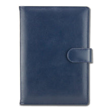 Încarcă imaginea în vizualizatorul Galerie, Agenda din piele 2026, datata zilnic, Kenya Blu, 17 x 24 cm