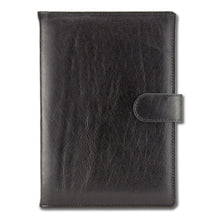 Încarcă imaginea în vizualizatorul Galerie, Agenda din piele 2026, datata zilnic, Kenya Nero, 17 x 24 cm