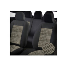 Încarcă imaginea în vizualizatorul Galerie, Huse scaune auto universale premium cu bancheta spate fractionata negru gri