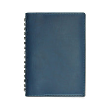 Încarcă imaginea în vizualizatorul Galerie, Agenda de lux Cometa Blu cu spira nedatata, 15 x 21 cm