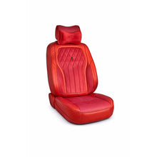 Încarcă imaginea în vizualizatorul Galerie, Huse scaune auto universale 9D premium imitatie piele si alcantara rosu