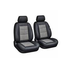 Încarcă imaginea în vizualizatorul Galerie, Huse scaune auto universale premium cu bancheta spate fractionata negru gri