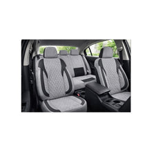 Încarcă imaginea în vizualizatorul Galerie, Huse scaune auto universale fractionate XL Premium compatibile SUV si Limuzine gri negru