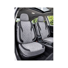Încarcă imaginea în vizualizatorul Galerie, Huse scaune auto universale fractionate XL Premium compatibile SUV si Limuzine gri negru