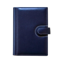 Încarcă imaginea în vizualizatorul Galerie, Agenda din piele 2026, datata zilnic, Elba Blu, 15 x 21 cm