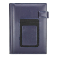 Încarcă imaginea în vizualizatorul Galerie, Agenda din piele 2026, datata zilnic, Mega Blu, 17 x 24 cm