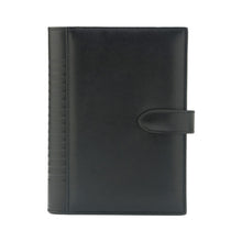 Încarcă imaginea în vizualizatorul Galerie, Agenda din piele 2026, datata zilnic, Pianeta Nero, 15 x 21 cm
