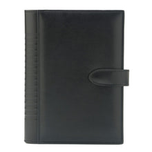 Încarcă imaginea în vizualizatorul Galerie, Agenda din piele 2026, datata zilnic, Pianeta Nero, 17 x 24 cm
