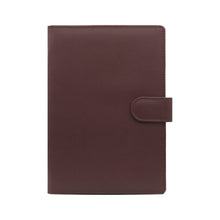 Încarcă imaginea în vizualizatorul Galerie, Agenda din piele 2026, datata zilnic, Texas Bordo, 15 x 21 cm