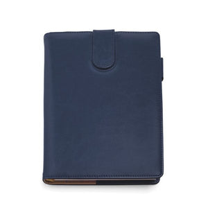 Agenda de lux 2026, datata zilnic,  Riga Blu cu clapa magnetica , 15 x 21 cm