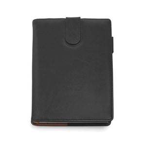 Agenda de lux 2026, datata zilnic,  Riga Negru cu clapa magnetica , 15 x 21 cm