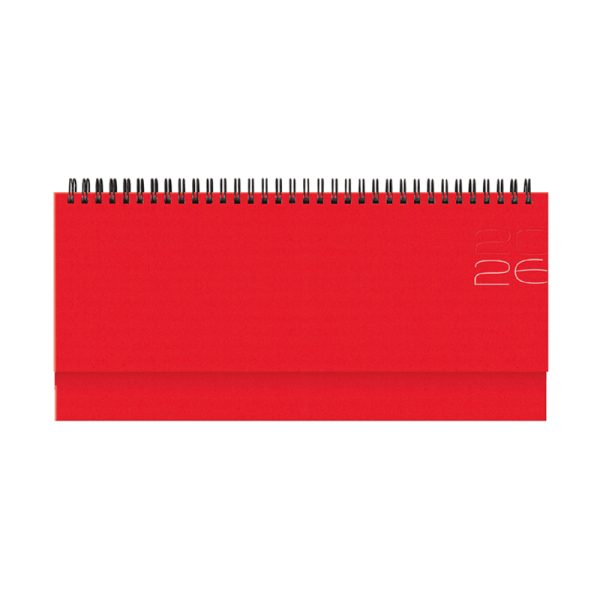 Agenda Planner 2026 Matra Rosso, datata saptamanal 10.5 x 30 cm