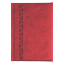 Încarcă imaginea în vizualizatorul Galerie, Agenda 439 Bristol Rosso Cardinale ,cu model , nedatata 15 x 21 cm
