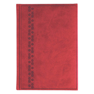Agenda 439 Bristol Rosso Cardinale ,cu model , nedatata 15 x 21 cm
