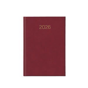 Agenda 2026 New Karachi Rosso Ciliegia, datata zilnic 17 x 24 cm