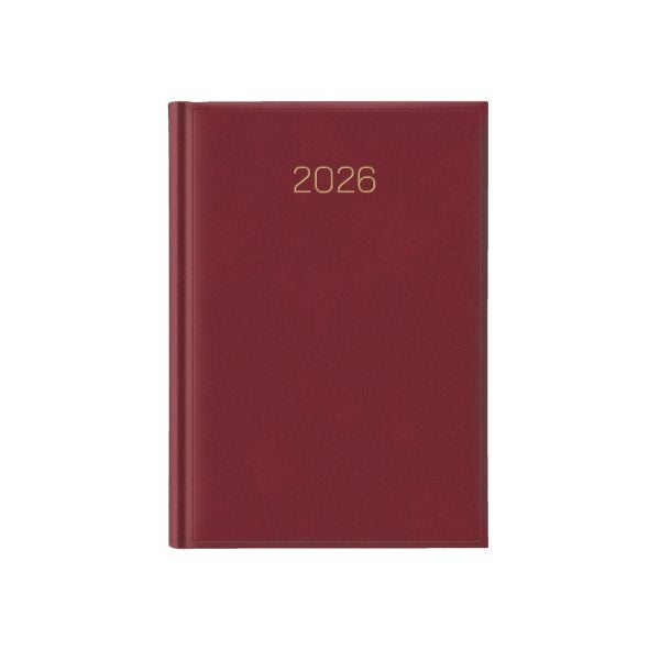 Agenda 2026 New Karachi Rosso Ciliegia, datata zilnic 15 x 21 cm