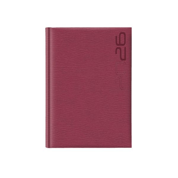 Agenda 2026 Rivoli Bordo, datata zilnic 15 x 21 cm