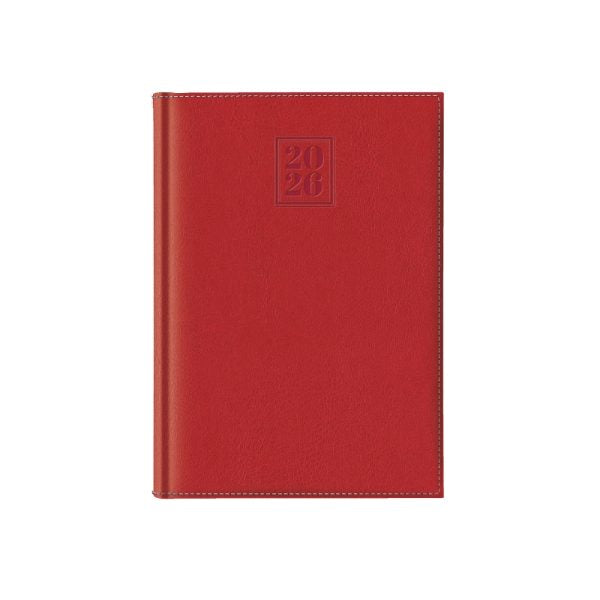 Agenda 2026 Sherwood Rosso, datata zilnic 15 x 21 cm