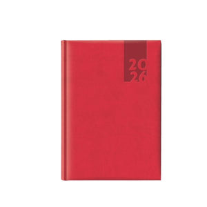 Agenda 2026 Tucson Rosso , datata zilnic 15 x 21 cm