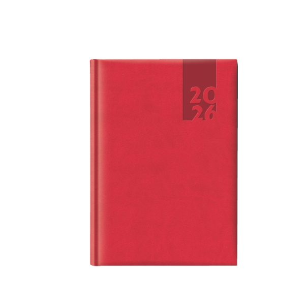 Agenda 2026 Tucson Rosso , datata zilnic 15 x 21 cm