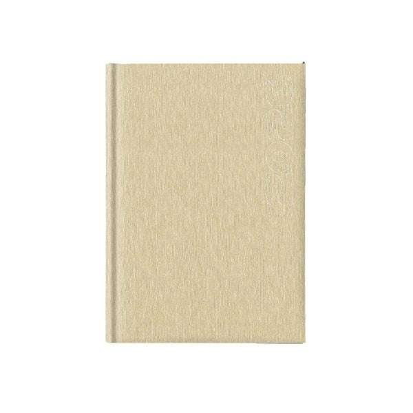 Agenda 2026 Vega Beige, datata zilnic 15 x 21 cm