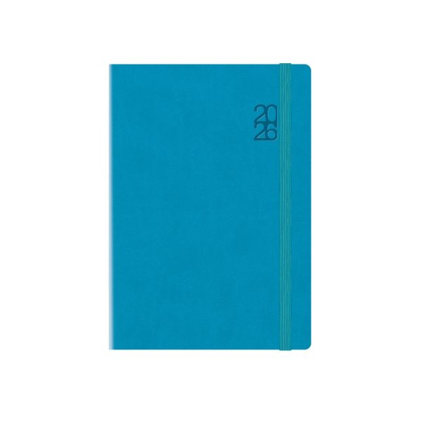 Agenda 2026 Vinci Flex Blu, datata zilnic 15 x 21 cm