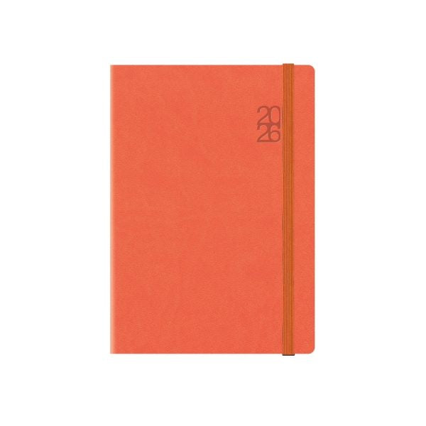 Agenda 2026 Vinci Flex Orange datata zilnic 15 x 21 cm