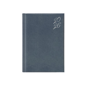 Agenda 2026 New Karachi Silver Gri, datata zilnic 15 x 21 cm