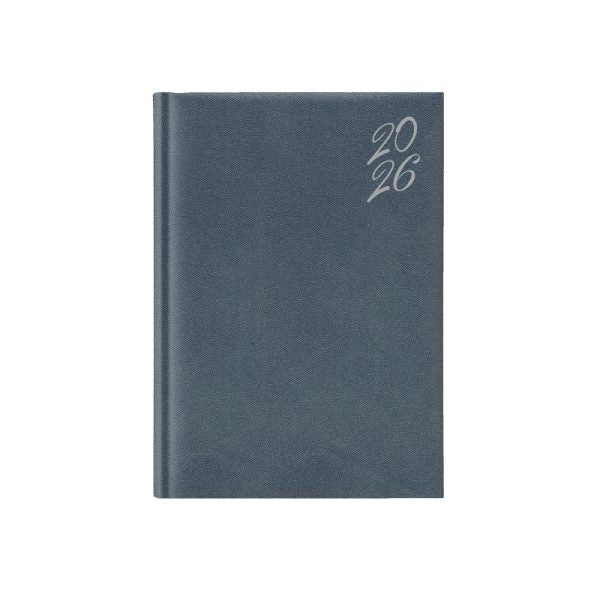 Agenda 2026 New Karachi Silver Gri, datata zilnic 15 x 21 cm