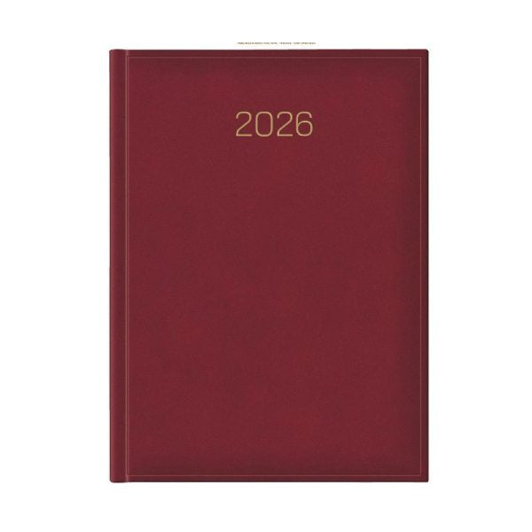 Agenda 2026 New Karachi Rosso Ciliegia, datata saptamanal 21 x 27 cm