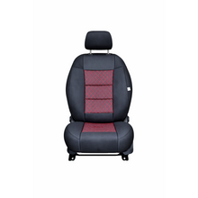 Încarcă imaginea în vizualizatorul Galerie, Huse scaune auto universale premium cu bancheta spate fractionata negru rosu
