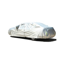 Încarcă imaginea în vizualizatorul Galerie, Prelata Auto Universala Premium Hatchback L 4.4x1.8x1.6m, impermeabila cu fermoar
