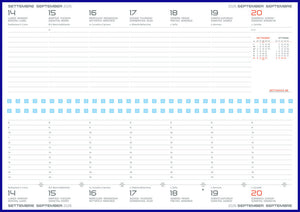 Agenda Planner 2026 Matra Grigio, datata saptamanal 10.5 x 30 cm