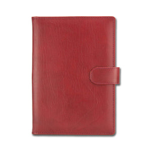 Agenda din piele 2026, datata zilnic, Kenya Bordo, 15 x 21 cm