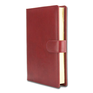 Agenda din piele 2026, datata zilnic, Kenya Bordo, 15 x 21 cm