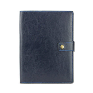Agenda din piele 2026, datata zilnic, Mira Blu, 15 x 21 cm