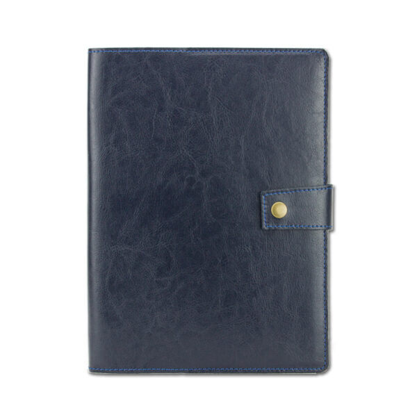Agenda din piele 2026, datata zilnic, Mira Blu, 15 x 21 cm