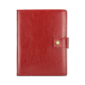 Agenda din piele 2026, datata zilnic, Mira Rosso, 15 x 21 cm