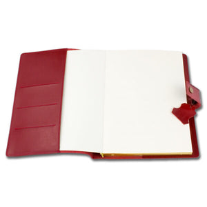 Agenda din piele 2026, datata zilnic, Mira Rosso, 17 x 24 cm