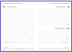 Agenda 2026 Matra Bianco, datata zilnic 15 x 21 cm