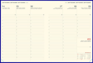 Agenda 2026 Matra Blu, datata saptamanal 21 x 27 cm
