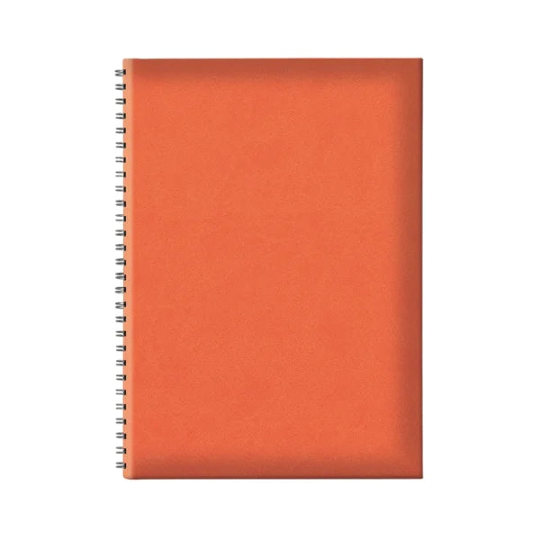 Agenda RA3 Tucson Ghost Orange cu spira, nedatata 17 x 24 cm