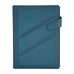 Agenda de lux 2026, datata zilnic, Amalfi Blu Cobalto, 15 x 21 cm