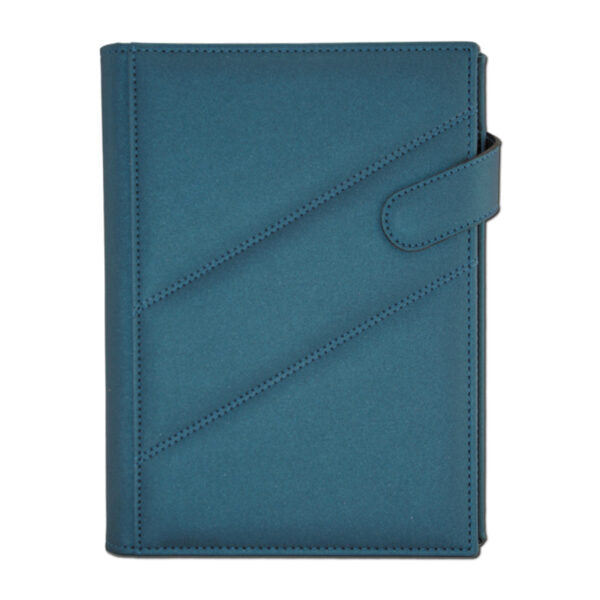 Agenda de lux 2026, datata zilnic, Amalfi Blu Cobalto, 15 x 21 cm