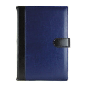 Agenda de lux 2026, datata zilnic, Angola Blu/Negru, 17 x 24 cm