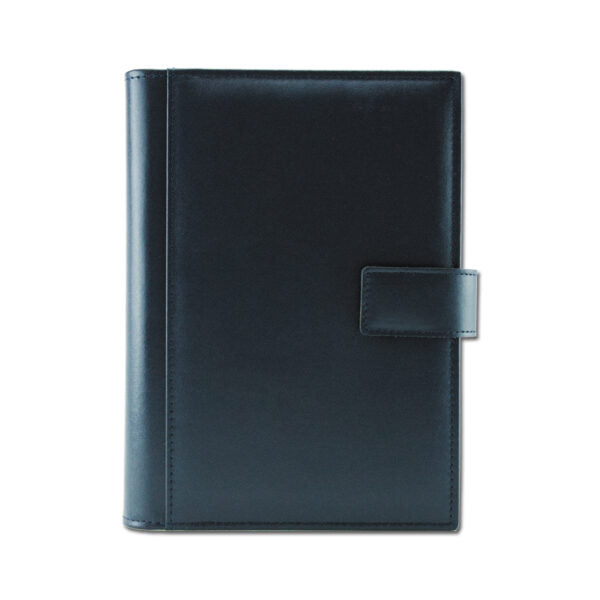 Agenda din piele 2026, datata zilnic, Apollo Blu, 15 x 21 cm