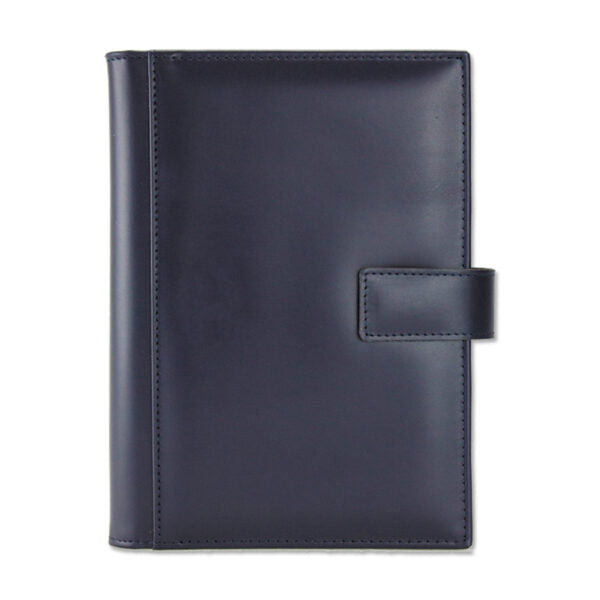Agenda din piele 2026, datata zilnic, Apollo Blu, 17 x 24 cm