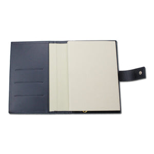 Agenda din piele 2026, datata zilnic, Apollo Blu, 17 x 24 cm